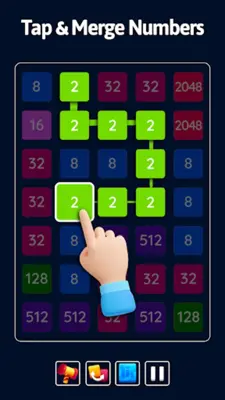 2048 Blast Merge Numbers android App screenshot 7